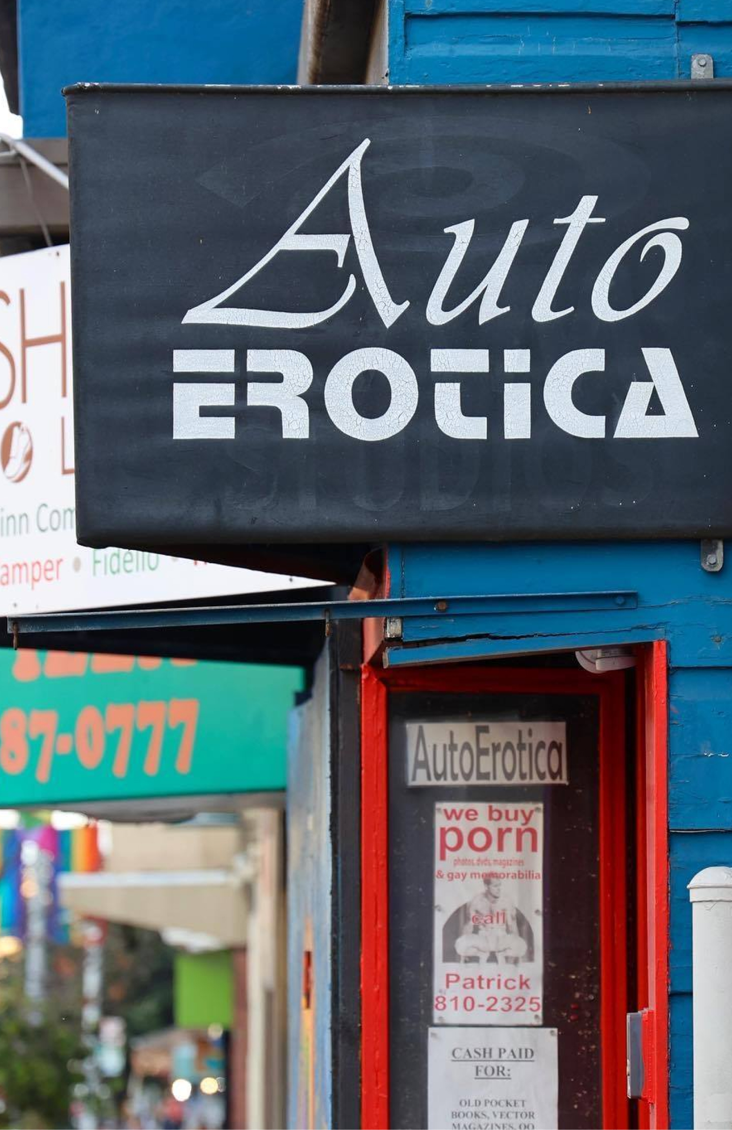 A photo of the storefront of Auto Erotica.